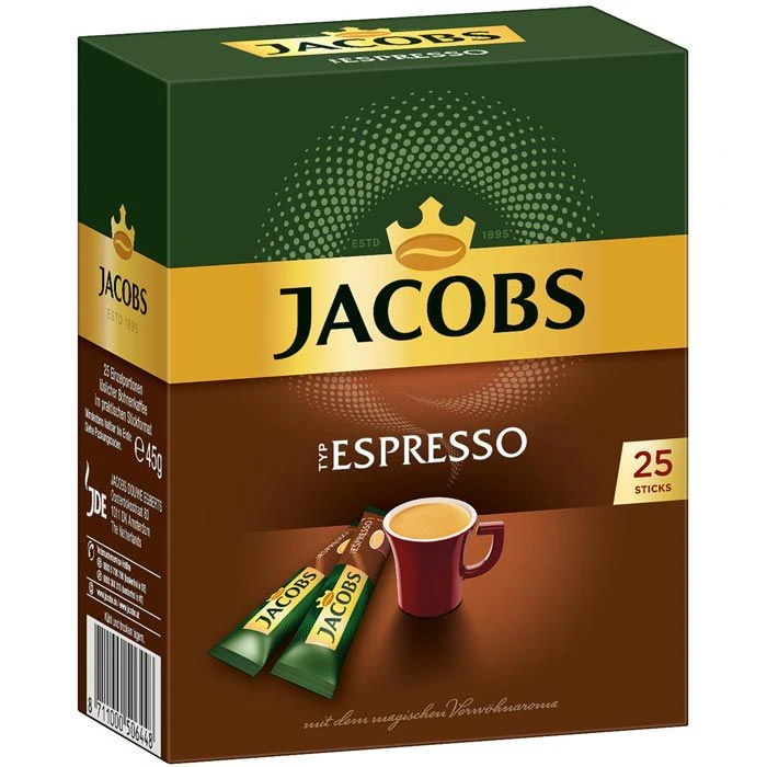 Jacobs Kaffee Espresso, Instant-Kaffee, Intensiv, 25 Portionssticks 7 Jacobs Kaffee Espresso, Instant-Kaffee, Intensiv, 25 Portionssticks – Bild 5