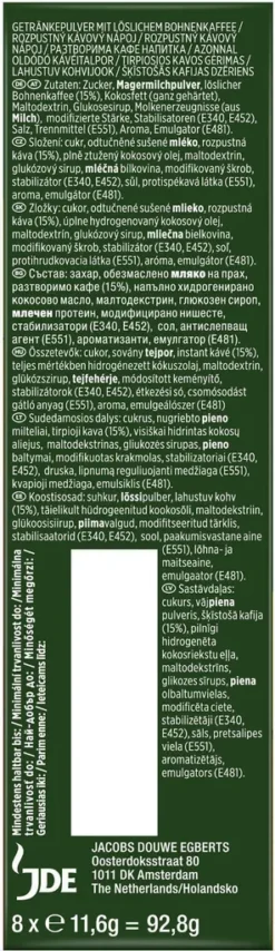 JACOBS Löskaffee Typ Cappuccino 10 X 8 Sticks - 80 Getränke Instantkaffee -Kaffee Angebote a035c6ca81effff4e01a264f58c04921