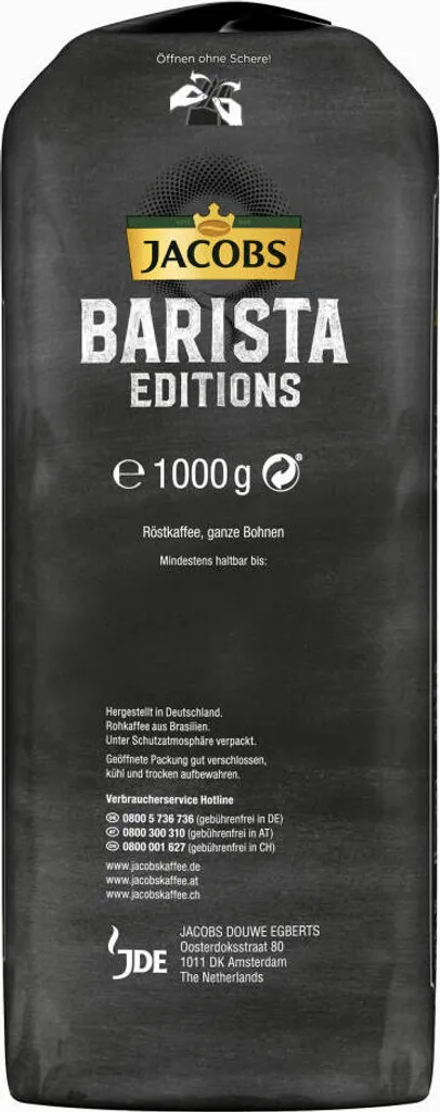 JACOBS Kaffeebohnen Barista Editions Crema Do Brasil 4 X 1 Kg Geröstete Bohnen 15 JACOBS Kaffeebohnen Barista Editions Crema Do Brasil 4 X 1 Kg Geröstete Bohnen – Bild 13