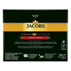 JACOBS Kapseln Lungo Classico 5 X 40 Nespresso®* Kompatible Kaffeekapseln -Kaffee Angebote a5e002ef6f513c2596a1945c9871b33a