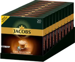 JACOBS Kapseln Café Selection 10 X 20 Nespresso®* Kompatible Kaffeekapseln