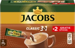 JACOBS Löskaffee 3in1 Classic Löslicher Kaffee 12 X 10+2 Sticks Instantkaffee -Kaffee Angebote b3f7a1034889cbb2f92e5f63677387c8