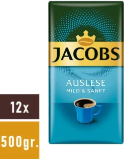 JACOBS Auslese Mild + Sanft Filterkaffee 12 X 500 G Kaffee Gemahlen 13 JACOBS Auslese Mild + Sanft Filterkaffee 12 X 500 G Kaffee Gemahlen -Kaffee Angebote b675246f1efc68d2b58096eb24565709