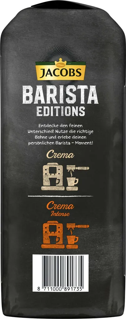 JACOBS Kaffeebohnen Barista Editions Espresso 2 X 1 Kg Espressobohnen Ganze Bohne 8 JACOBS Kaffeebohnen Barista Editions Espresso 2 X 1 Kg Espressobohnen Ganze Bohne – Bild 6