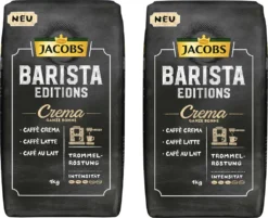 JACOBS Kaffeebohnen Barista Editions Crema 2 X 1 Kg Ganze Bohne + 1 Aluminium Dose Im Barista Design 11 JACOBS Kaffeebohnen Barista Editions Crema 2 X 1 Kg Ganze Bohne + 1 Aluminium Dose Im Barista Design -Kaffee Angebote befc82f0495111b85bfdf4562f04b967