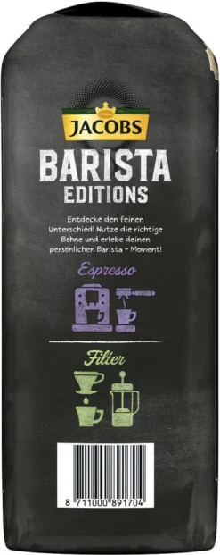 JACOBS Kaffeebohnen Barista Editions Crema 2x1 Kg Ganze Kaffee Bohnen Geröstet 14 JACOBS Kaffeebohnen Barista Editions Crema 2x1 Kg Ganze Kaffee Bohnen Geröstet -Kaffee Angebote c40e9596687c5302ce75acc9d87cd257 1