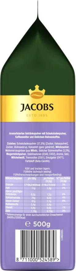 JACOBS Momente Typ Choco Cappuccino Mit Milka 12 X 500 G Beutel 11 JACOBS Momente Typ Choco Cappuccino Mit Milka 12 X 500 G Beutel -Kaffee Angebote c66654a5117106b0dff0eaf95fb755fd