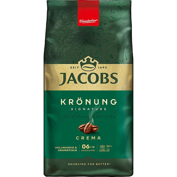 Jacobs Krönung Caffe Crema Bohnen 1 Kg Kaffee 3 Jacobs Krönung Caffe Crema Bohnen 1 Kg Kaffee