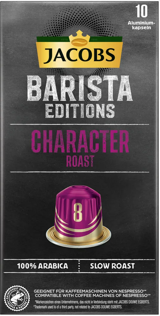 JACOBS Kapseln Barista Editions Character Roast 8 10x10 Nespresso®* Kompatibel 4 JACOBS Kapseln Barista Editions Character Roast 8 10x10 Nespresso®* Kompatibel – Bild 2