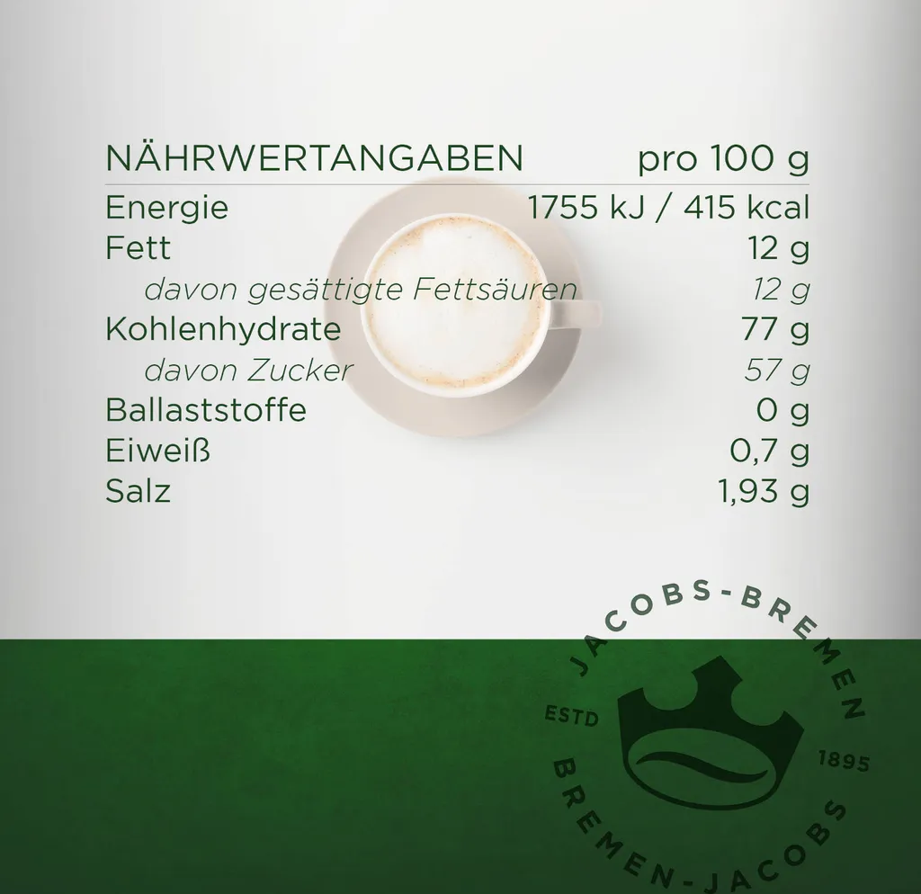 JACOBS Professional Löskaffee Typ Cappuccino Vanilla 3 X 1 Kg Löslicher Kaffee 7 JACOBS Professional Löskaffee Typ Cappuccino Vanilla 3 X 1 Kg Löslicher Kaffee – Bild 5