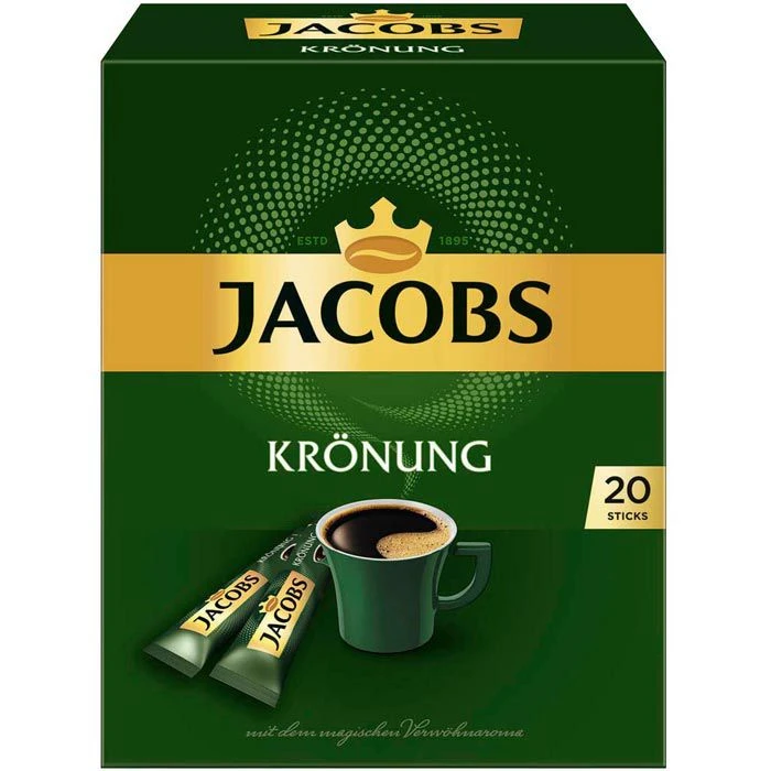Jacobs Kaffee Krönung, Instant-Kaffee, Mild, 10 Portionssticks 3 Jacobs Kaffee Krönung, Instant-Kaffee, Mild, 10 Portionssticks