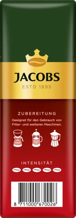 Jacobs Filterkaffee Meister Röstung | Gemahlen | 500g -Kaffee Angebote db1b1fc03e7e339915906d55e72121ba