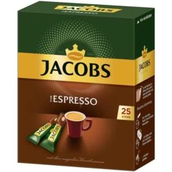 Jacobs Kaffee Espresso, Instant-Kaffee, Intensiv, 25 Portionssticks 9 Jacobs Kaffee Espresso, Instant-Kaffee, Intensiv, 25 Portionssticks -Kaffee Angebote e675af41fcf964732f890c43309b77335c1d2326 kaffee jacobs espresso
