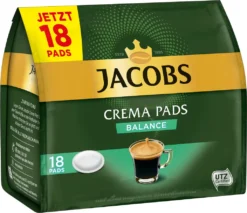 JACOBS Pads Crema Balance 5 X 18 Getränke - 90 Kaffeepads Senseo Kompatibel 12 JACOBS Pads Crema Balance 5 X 18 Getränke - 90 Kaffeepads Senseo Kompatibel -Kaffee Angebote e71417e259258dae7410e0e3b2be698b