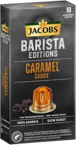JACOBS Kapseln Barista Editions Caramel Cookie 7 10x10 Nespresso®* Kompatibel -Kaffee Angebote ef8a630762228230f8dedba2e8895883