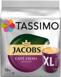 TASSIMO Jacobs Caffè Crema Intenso XL 5er Pack T Discs Kapseln 5 X 16 Getränke -Kaffee Angebote f295627fa159a731b891c5943a0e214a