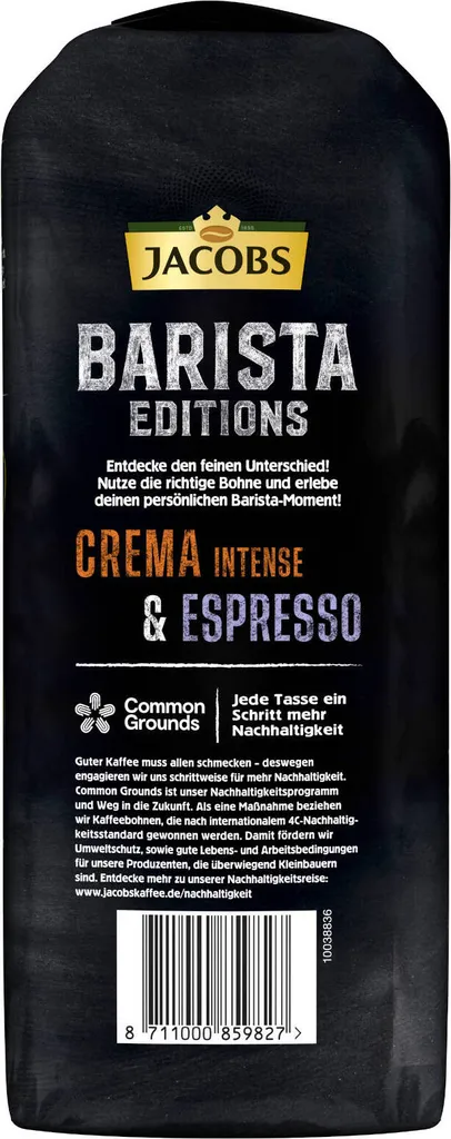 JACOBS Kaffeebohnen Barista Editions Crema Do Brasil 4 X 1 Kg Geröstete Bohnen 8 JACOBS Kaffeebohnen Barista Editions Crema Do Brasil 4 X 1 Kg Geröstete Bohnen – Bild 6