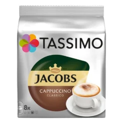 Tassimo Jacobs Cappuccino Classico (5 X 8 Getränke) 14 Tassimo Jacobs Cappuccino Classico (5 X 8 Getränke) -Kaffee Angebote fb8a48aa6d5c65b5e02e5f9383985946