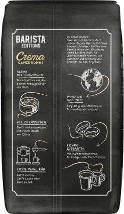 JACOBS Kaffeebohnen Barista Editions Crema 2x1 Kg Ganze Kaffee Bohnen Geröstet 13 JACOBS Kaffeebohnen Barista Editions Crema 2x1 Kg Ganze Kaffee Bohnen Geröstet -Kaffee Angebote fbb6319afc952af138cf066bd50b2184 1