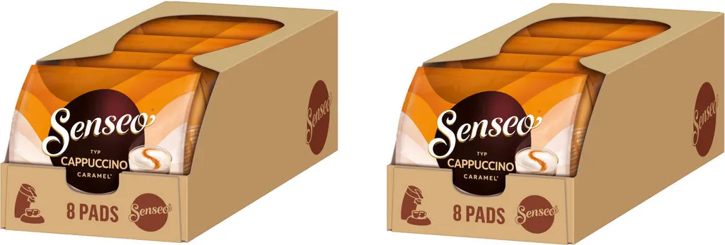 SENSEO Typ Cappuccino Caramel Pads 10er Pack 10 X 8 Getränke 3 SENSEO Typ Cappuccino Caramel Pads 10er Pack 10 X 8 Getränke